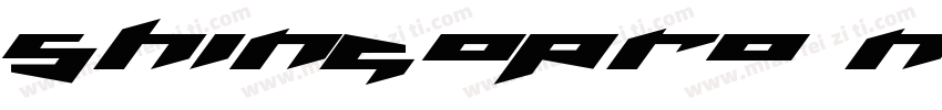 ShinGoPro Medium Regular字体转换
